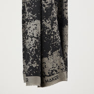 Mind The MAKER - Shadow Splash Calm Grey ECOVERO™ Leia Crepe Fabric