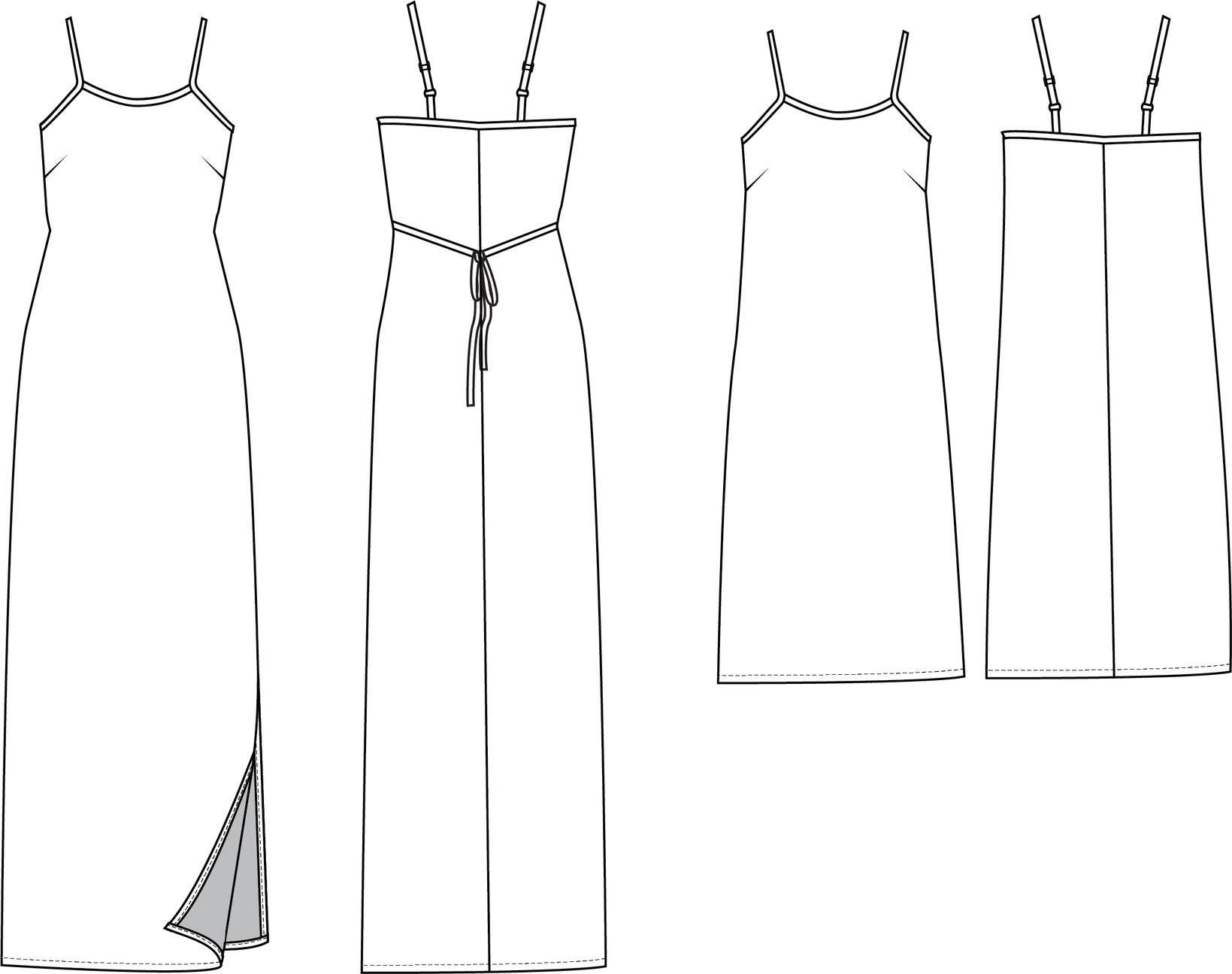 FRIDAY Pattern Co - Saltwater Slip Dress Sewing Pattern