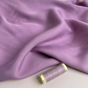 Lush Sandwashed Lyocell Twill in Lilac
