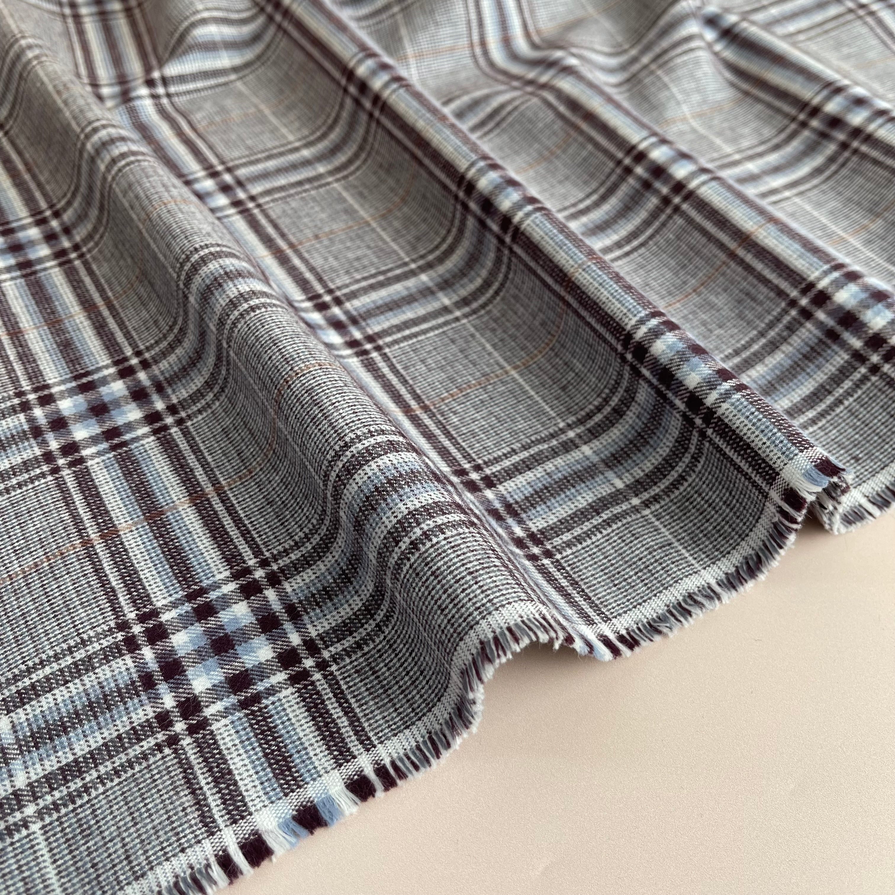 Highland Mauve Yarn Dyed Cotton Flannel