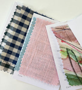 Fabric Swatch Sample Service (price is listed for 1 swatch)