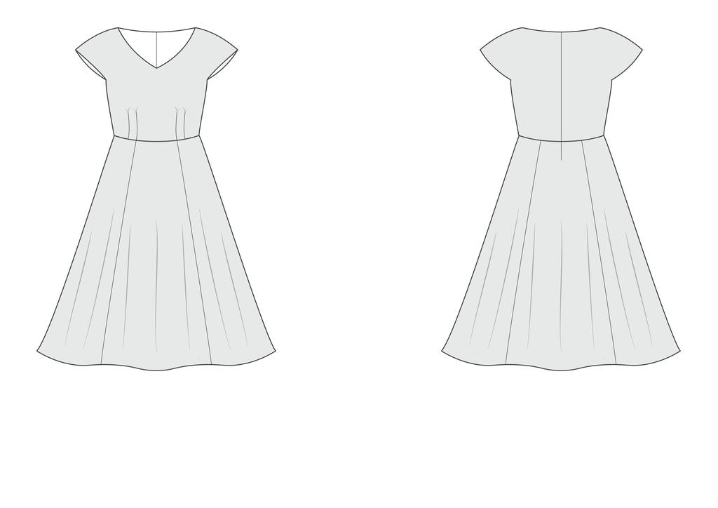 By Hand London - Little Anna Dress Sewing Pattern Age 18m - 13y