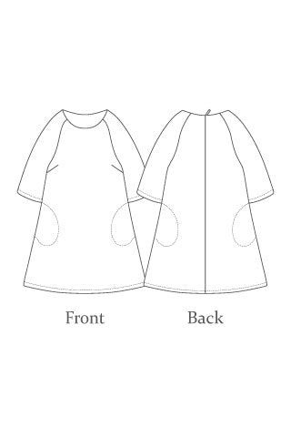 The Avid Seamstress RAGLAN Dress/ Top - Sewing Pattern (Adults)