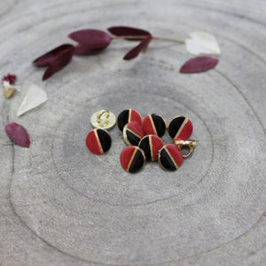 Atelier Brunette - Wink Buttons - Black Terracotta